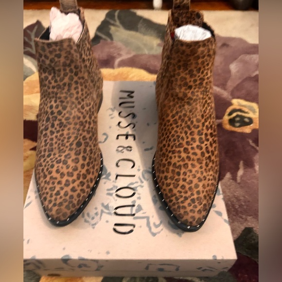 Musse & Cloud Kelis Chelsea boot. Leopard print. EU 39/US size 8. Like new - Picture 3 of 8